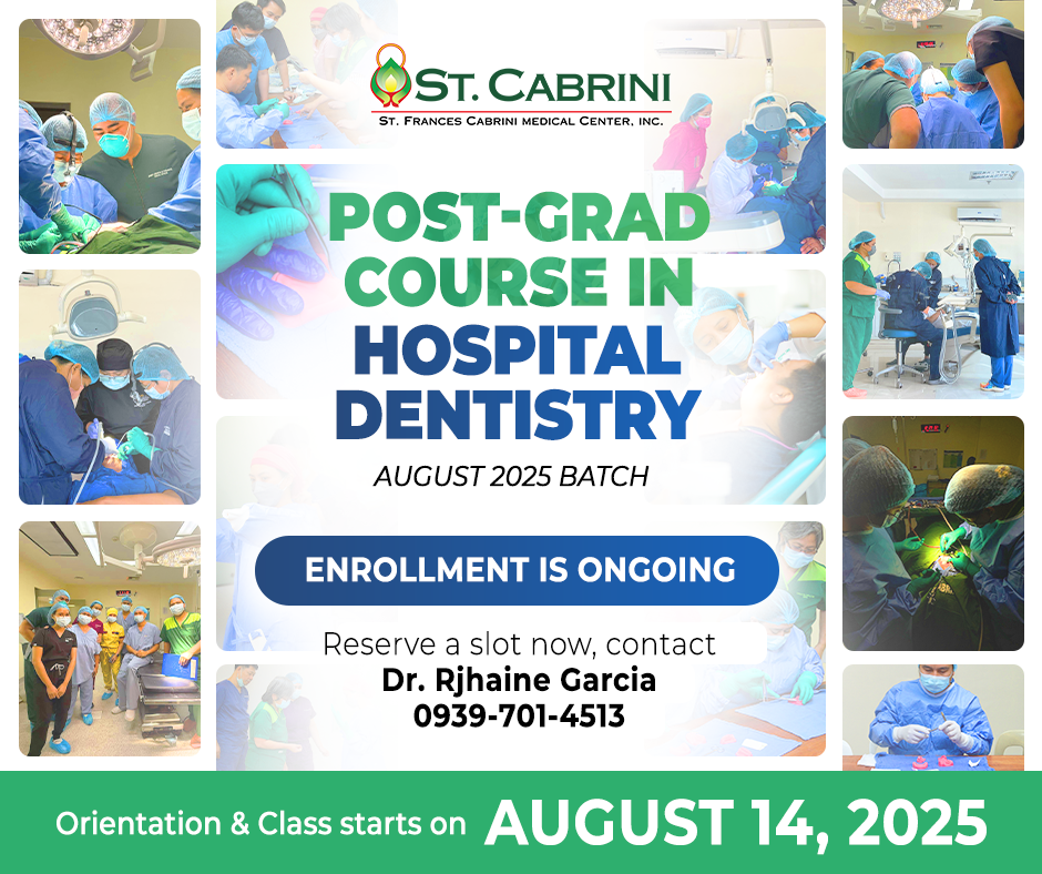 August-Post Grad Course in Hospital Dentistry (2025) rev 1